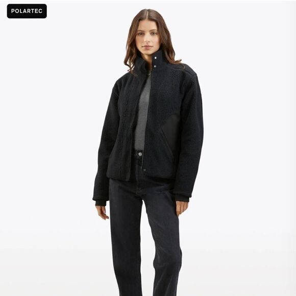 CUT Polartec® Sherpa Full Zip I Polar Classic-Fit Womens Teddy jacket Sweatshirt - Picture 1 of 5